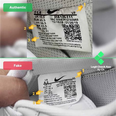 fake nike check|how to check for genuine nikes.